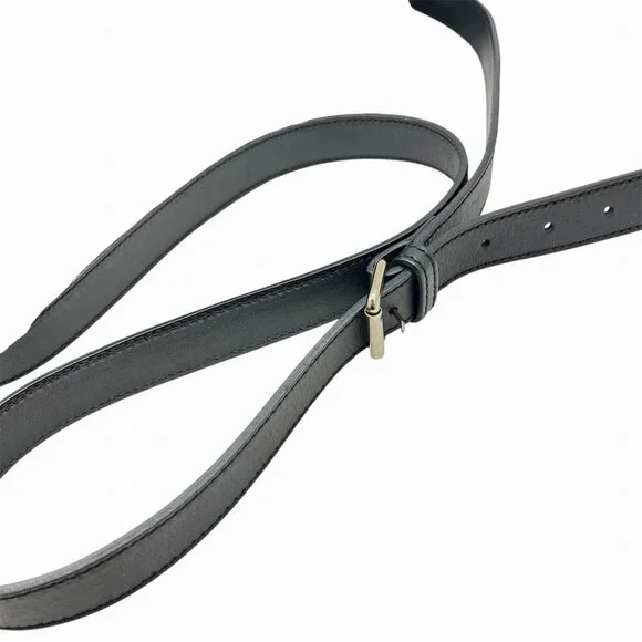 GUCCI Authentic Black Leather Shoulder Bag - Picture 6 of 10